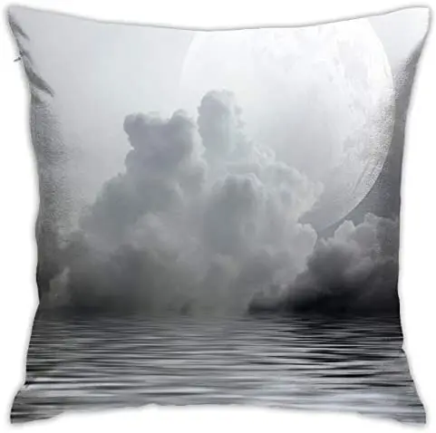 Personalized Abraction Miy Air in The Ocean Monochrome Picture with Full Moon Natural Imagery Decorative Pillow Cover Printed
Personalized Abraction Miy Air in The Ocean Monochrome Picture with Full Moon Natural Imagery Decorative Pillow Cover Printed