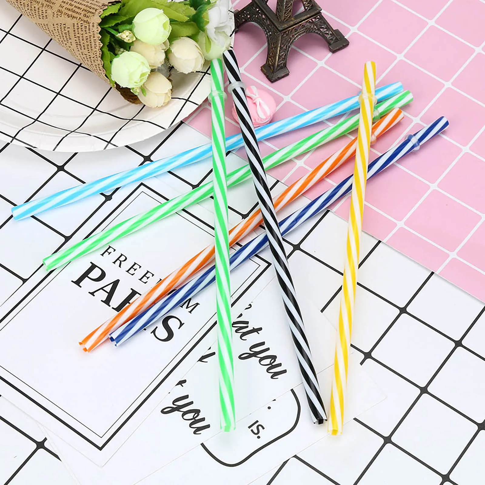 100Pcs Multicolor Disposable Threaded Straws Store Juicer Sturdy Direct Drinking Straw Beverage Accessories
100Pcs Multicolor Disposable Threaded Straws Store Juicer Sturdy Direct Drinking Straw Beverage Accessories
