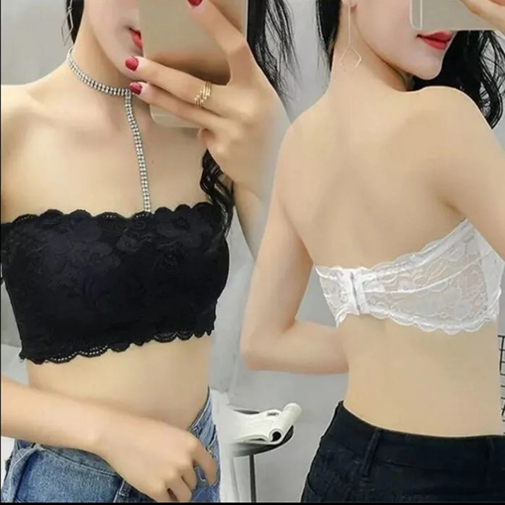 Valentine's day Sexy Summer Women Elastic Strapless Bra Lace Tube Top Bandeau Crop Tank Seamless Padded Underwear Wholesale
Valentine's day Sexy Summer Women Elastic Strapless Bra Lace Tube Top Bandeau Crop Tank Seamless Padded Underwear Wholesale