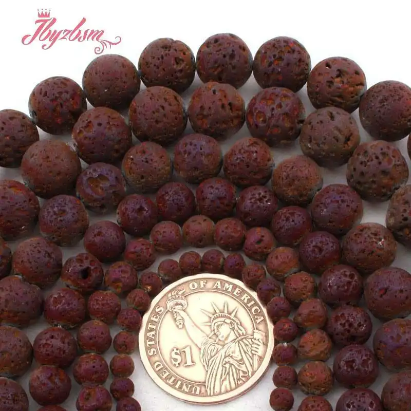 6,8,10mm Round Purple Sponge Volcanic Lava Rock Stone Beads for DIY Accessorie Women Men Necklace Bracelet Jewelry Making 15"
6,8,10mm Round Purple Sponge Volcanic Lava Rock Stone Beads for DIY Accessorie Women Men Necklace Bracelet Jewelry Making 15"