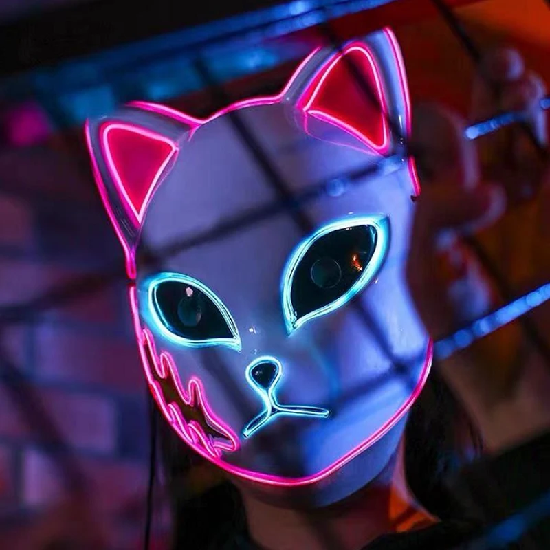 Anime Demon Slayer Cosplay Mask LED Men Women Sabito Kamado Tanjirou Makomo Halloween Party Cosplay Props Kimetsu no Yaiba
Anime Demon Slayer Cosplay Mask LED Men Women Sabito Kamado Tanjirou Makomo Halloween Party Cosplay Props Kimetsu no Yaiba