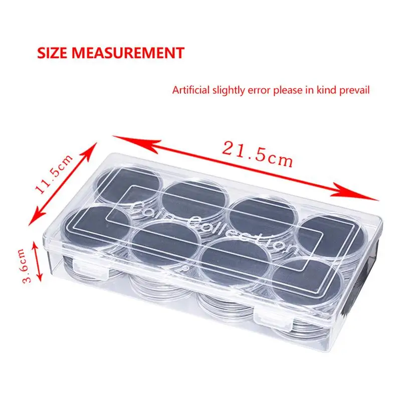 Coin Collection Supplies, With Foam Gasket And Plastic Storage Box, Coins Holder Collector Case For Coin Collection Supplies
Coin Collection Supplies, With Foam Gasket And Plastic Storage Box, Coins Holder Collector Case For Coin Collection Supplies