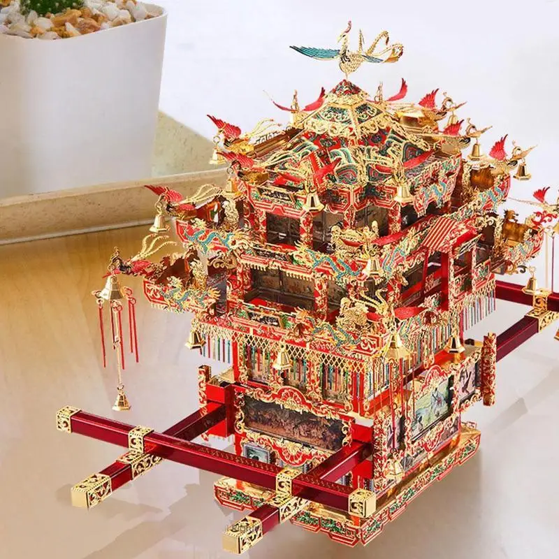 Creative 3D Metal Puzzle Wedding Set Bridal Sedan Chair DIY Model For Big Kids Decoration Assemble Manual Toy Kits Puzzle K4J2
Creative 3D Metal Puzzle Wedding Set Bridal Sedan Chair DIY Model For Big Kids Decoration Assemble Manual Toy Kits Puzzle K4J2