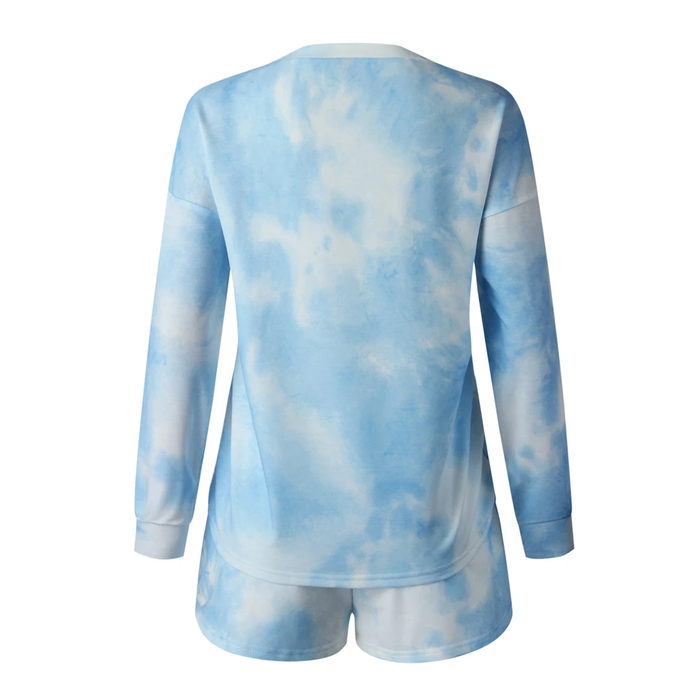 Fyrneh Summer Two Piece set For Women O Neck Long Sleeve T Shirt And Shorts Matching Suit Casual Loose Comfort Home Lounge Wear
Fyrneh Summer Two Piece set For Women O Neck Long Sleeve T Shirt And Shorts Matching Suit Casual Loose Comfort Home Lounge Wear
