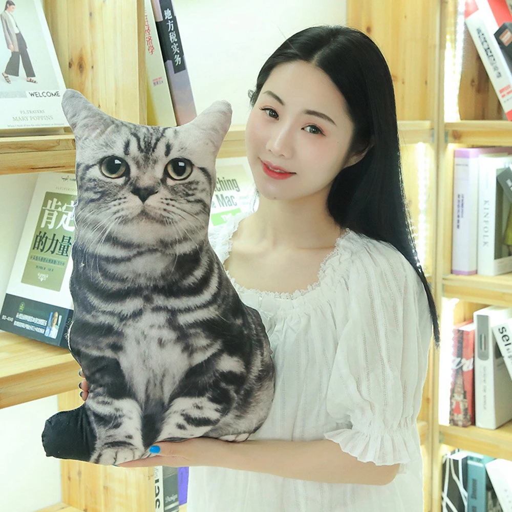 50cm Simulation Plush Cat Pillows Soft Stuffed Animals Cushion Sofa Decor Baby Appease Sleeping Doll Toys For Kids Children Gift
50cm Simulation Plush Cat Pillows Soft Stuffed Animals Cushion Sofa Decor Baby Appease Sleeping Doll Toys For Kids Children Gift