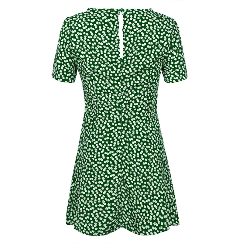 Women's Fashion Wave Point Printing Dress 2021 Summer New Commuter Clothing V-neck High Waist Short-sleeved Cotton A-line Skirt
Women's Fashion Wave Point Printing Dress 2021 Summer New Commuter Clothing V-neck High Waist Short-sleeved Cotton A-line Skirt