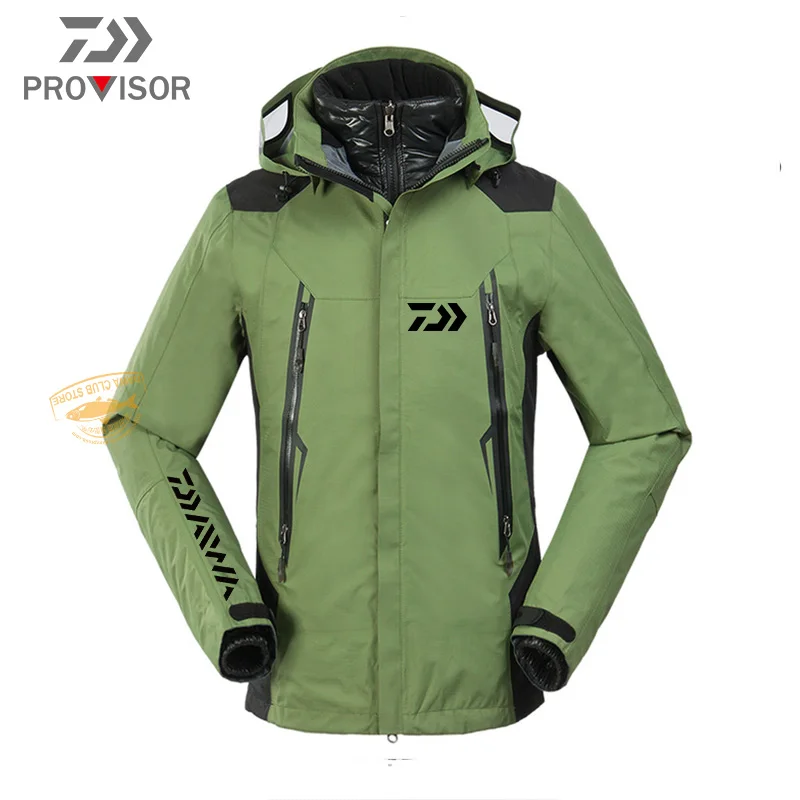 DAIWA Waterproof Fishing Clothes Men's Outdoor Winter Rock Climbing Ski Windproof Liner Two-piece Suit Keep Warm Fishing Jackets
DAIWA Waterproof Fishing Clothes Men's Outdoor Winter Rock Climbing Ski Windproof Liner Two-piece Suit Keep Warm Fishing Jackets