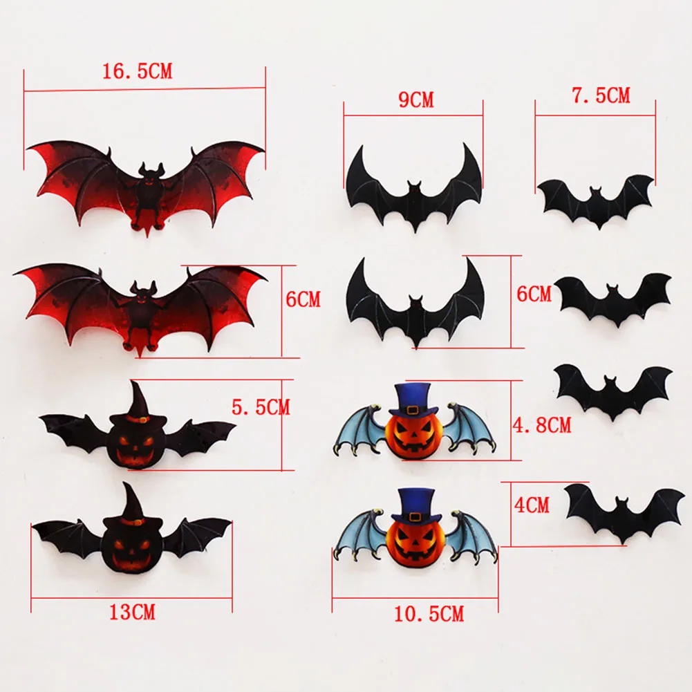 12Pcs Halloween 3D Pumpkin Bat Removable Wall Sticker Home Party Decal Holiday Decor
12Pcs Halloween 3D Pumpkin Bat Removable Wall Sticker Home Party Decal Holiday Decor