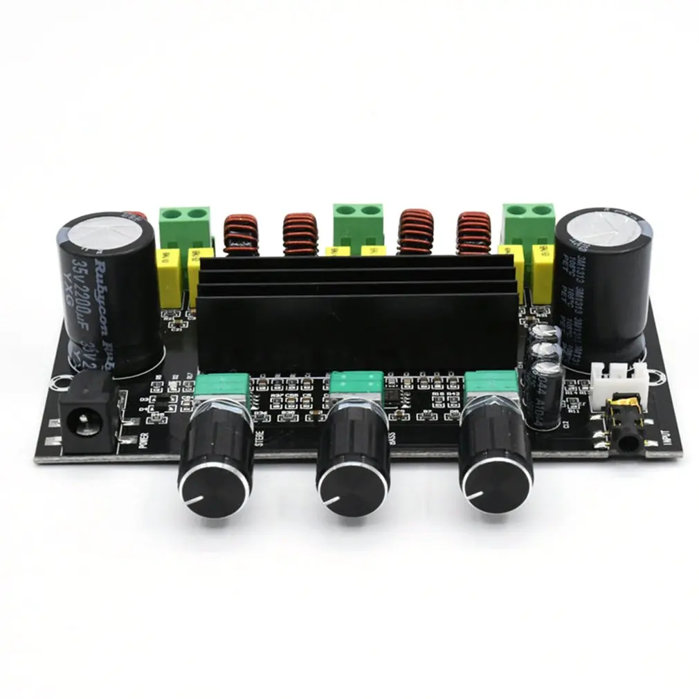 XH-M573 TPA3116D2 80W+80W+100W 2.1 Channel TPA3116 digital Power Amplifier Board Bass Subwoofer amplifier
XH-M573 TPA3116D2 80W+80W+100W 2.1 Channel TPA3116 digital Power Amplifier Board Bass Subwoofer amplifier