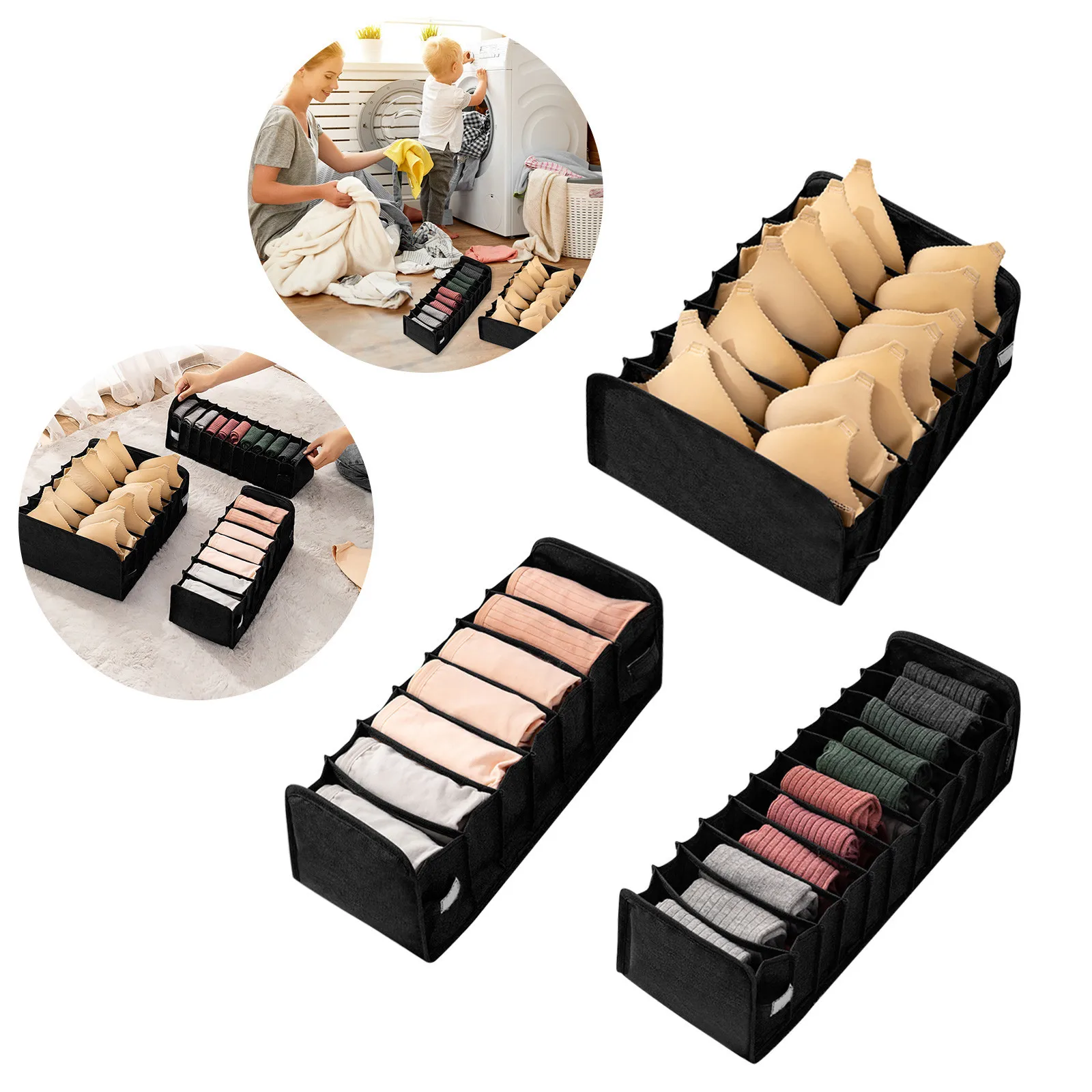 Collapsible Compression Underwear Storage Box Bra Panties Socks Storage Box Organizer Dormitory Closet Organizer Wholesale Cheap 
Collapsible Compression Underwear Storage Box Bra Panties Socks Storage Box Organizer Dormitory Closet Organizer Wholesale Cheap