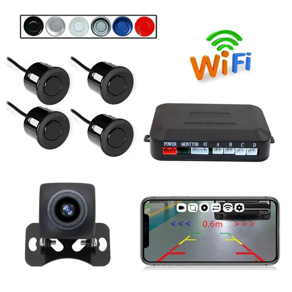 Wireless WIFI Car Rear View Reverse Parking Cam Radar Night Vision Universal Set Automobile Parking sensor Car Accessories
Wireless WIFI Car Rear View Reverse Parking Cam Radar Night Vision Universal Set Automobile Parking sensor Car Accessories