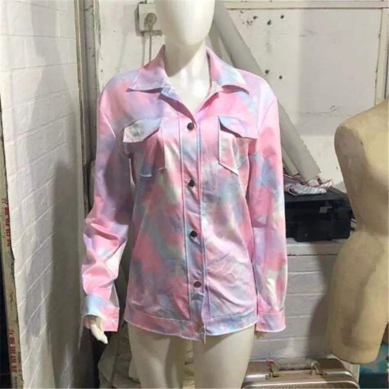 2020 pink coat women's long sleeve slim fitting original stay style casual fashion tie dye jacket vintage single breasted jacket
2020 pink coat women's long sleeve slim fitting original stay style casual fashion tie dye jacket vintage single breasted jacket