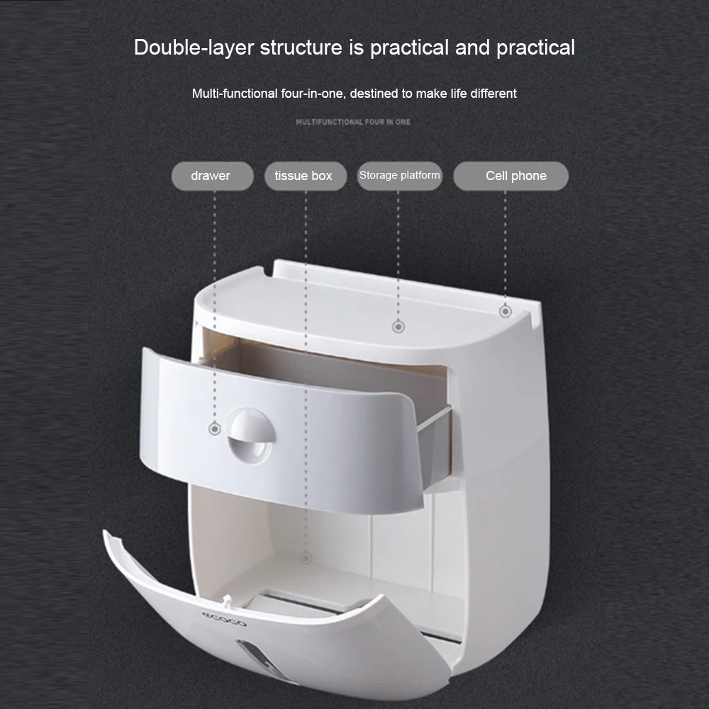 Toilet Paper Holder Waterproof Creative Paper Towels Holder For Kitchen Bathroom Toilet Paper Storage Box Toilet Roll Holder
Toilet Paper Holder Waterproof Creative Paper Towels Holder For Kitchen Bathroom Toilet Paper Storage Box Toilet Roll Holder