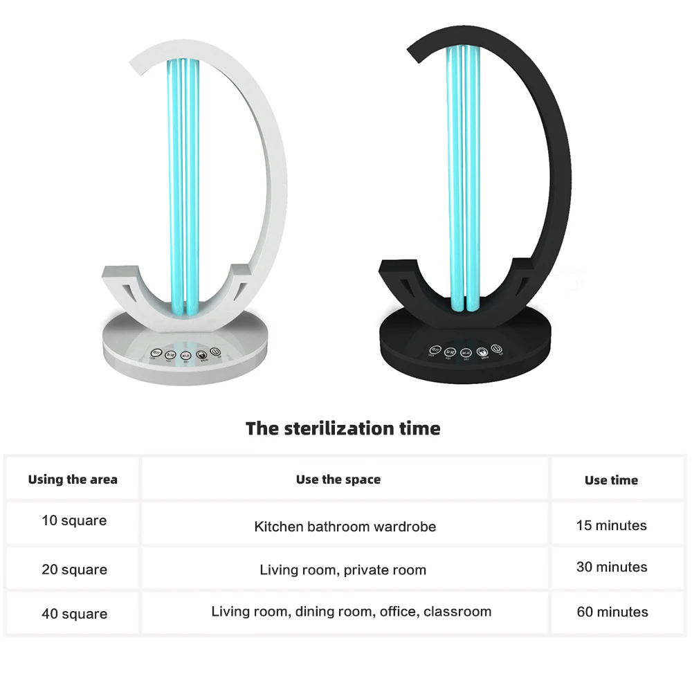Dual-Tube Ultraviolet Intelligent Disinfection And Sterilization Lamp With Ozone Air Disinfection And Disinfection Air Care
Dual-Tube Ultraviolet Intelligent Disinfection And Sterilization Lamp With Ozone Air Disinfection And Disinfection Air Care