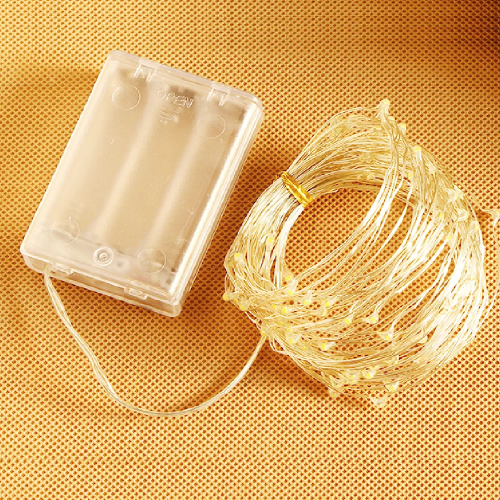 5/10m Copper Silver Wire String Light Led Battery Operated Garland for Christmas Home Decoration Fairy Light Wedding Party Decor
5/10m Copper Silver Wire String Light Led Battery Operated Garland for Christmas Home Decoration Fairy Light Wedding Party Decor