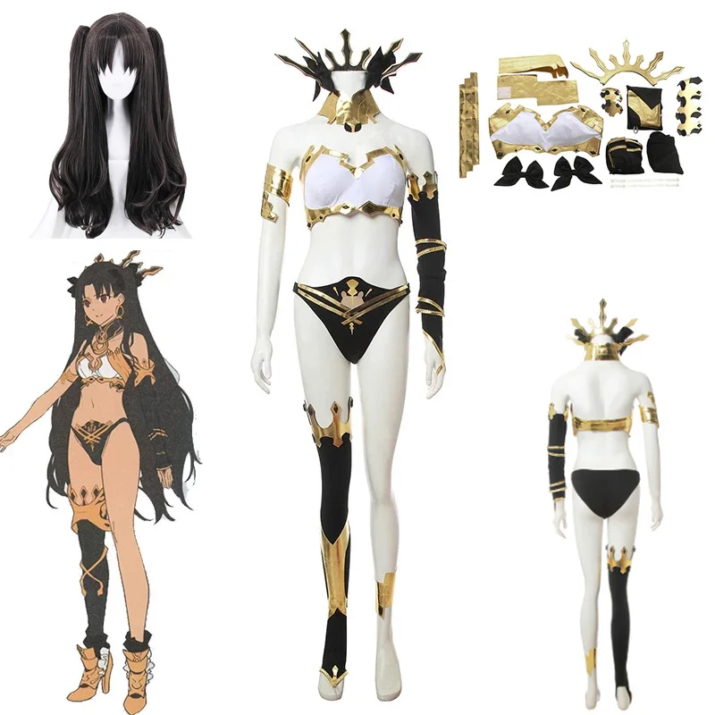 Аниме Fate Ishtar Косплей Костюм FGO костюмы для косплея сексуальный женский костюм для косплея на Рождество Хэллоуин полный комплект
Аниме Fate Ishtar Косплей Костюм FGO костюмы для косплея сексуальный женский костюм для косплея на Рождество Хэллоуин полный комплект
