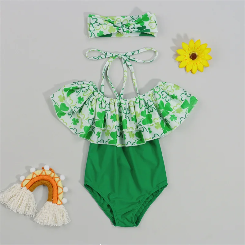 1-9Y Baby Girls Casual Swimwear Leaves Printed Pattern Short Sleeve O-Neck Spaghetti Strap Swimming Clothing Girl's Beachwear
1-9Y Baby Girls Casual Swimwear Leaves Printed Pattern Short Sleeve O-Neck Spaghetti Strap Swimming Clothing Girl's Beachwear