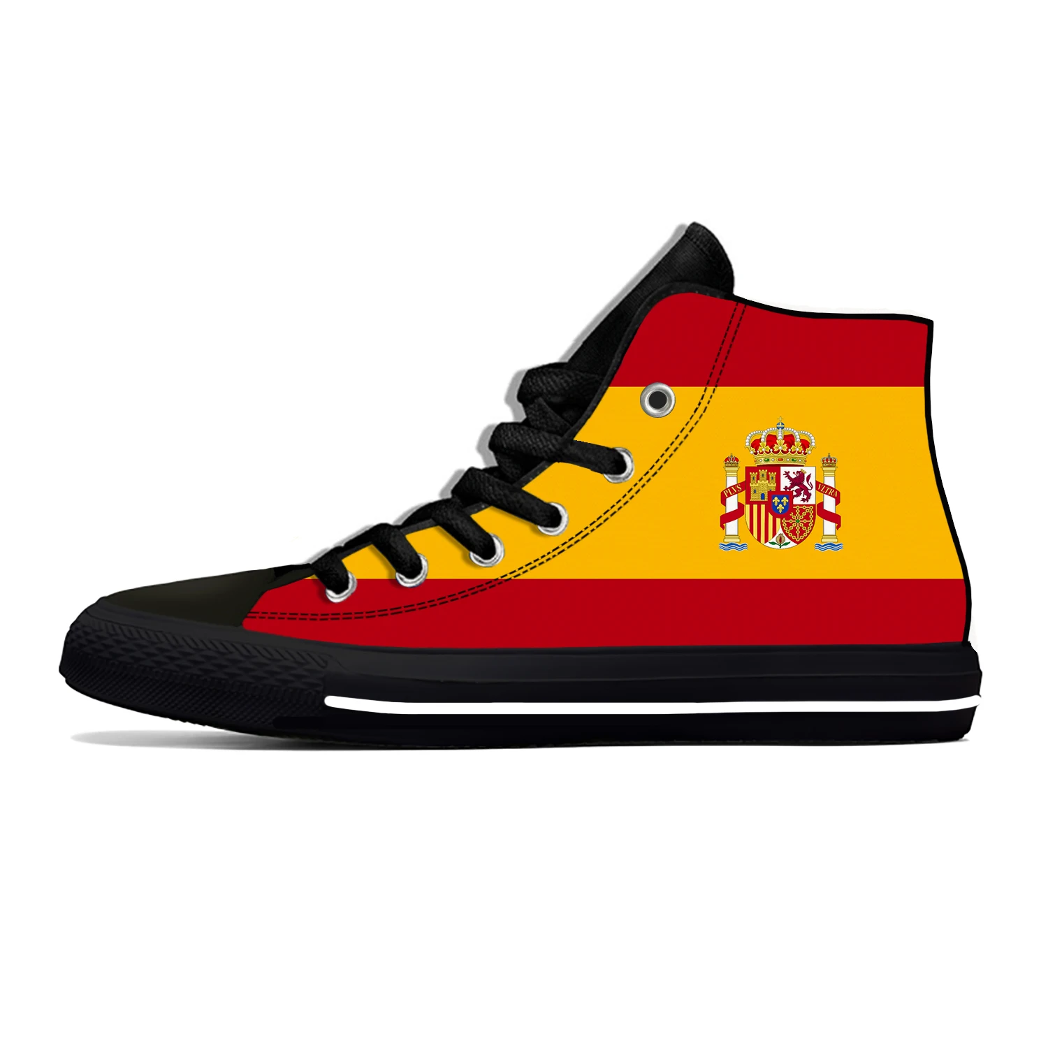 Spain National Emblem Spanish Flag Fashion Funny Casual Cloth Shoes High Top Lightweight Breathable 3D Print Men Women Sneakers
Spain National Emblem Spanish Flag Fashion Funny Casual Cloth Shoes High Top Lightweight Breathable 3D Print Men Women Sneakers