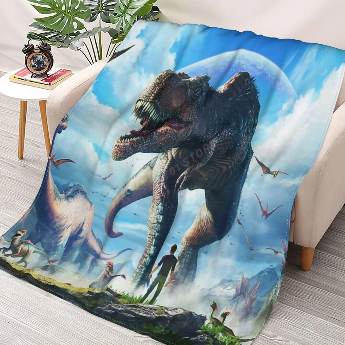 ARK SURVIVAL EVOLVED T-REX SKY Throw Blanket Sherpa Blanket cover Bedding soft Blankets
ARK SURVIVAL EVOLVED T-REX SKY Throw Blanket Sherpa Blanket cover Bedding soft Blankets