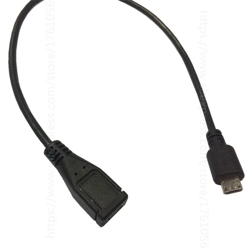 0 25 м Micro USB штекер-гнездо кабель-преобразователь Удлинительный адаптер