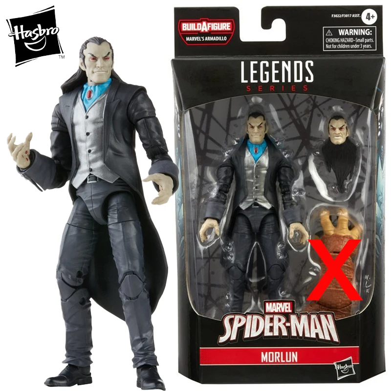 Hasbro Marvel Legends Armadillo series morlun Spider-Man 6-Inch Action Figure Toy Christmas Gift for Children
Hasbro Marvel Legends Armadillo series morlun Spider-Man 6-Inch Action Figure Toy Christmas Gift for Children