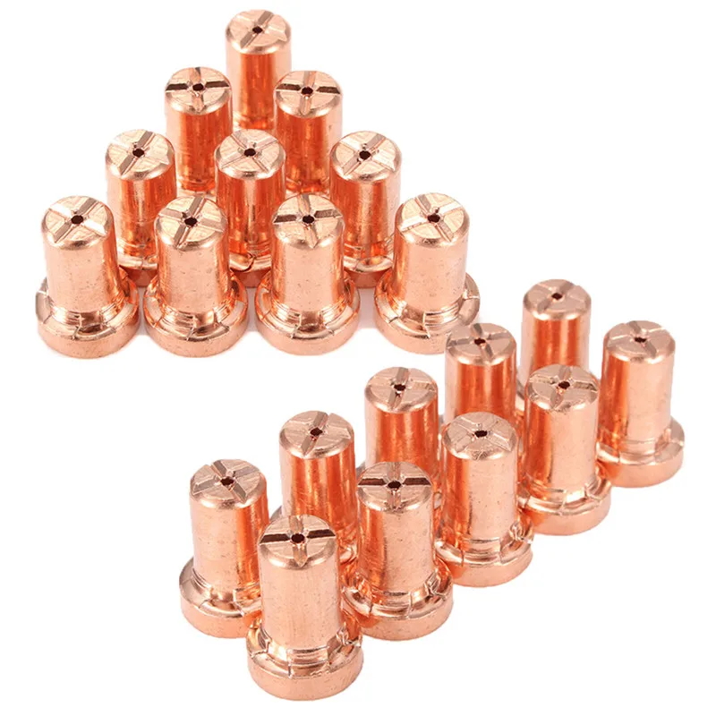 10Pcs Plasma Tips Nozzle 10/15mm Height Electrodes for PT-31 LG-40 Cutting Torch
10Pcs Plasma Tips Nozzle 10/15mm Height Electrodes for PT-31 LG-40 Cutting Torch