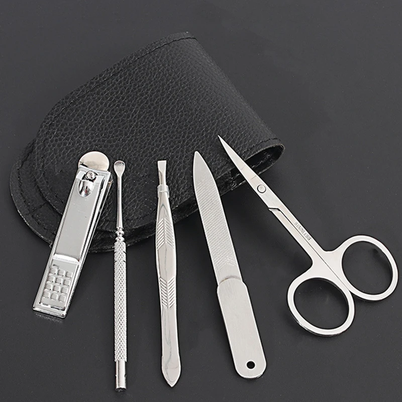 Nail Clippers Set 5 in1 Beauty And Health Tools Stainless Steel Cuticle Scissors Manicure Care Kit Can be Carried Around Trimmer
Nail Clippers Set 5 in1 Beauty And Health Tools Stainless Steel Cuticle Scissors Manicure Care Kit Can be Carried Around Trimmer