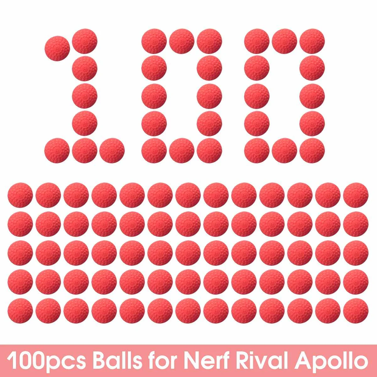 100pcs Rounds EVA Bullet Balls Compatible for Rival Refill Darts Toy Guns Rival Apollo Ball Kids Toy Gun Outdoor Shooting
100pcs Rounds EVA Bullet Balls Compatible for Rival Refill Darts Toy Guns Rival Apollo Ball Kids Toy Gun Outdoor Shooting