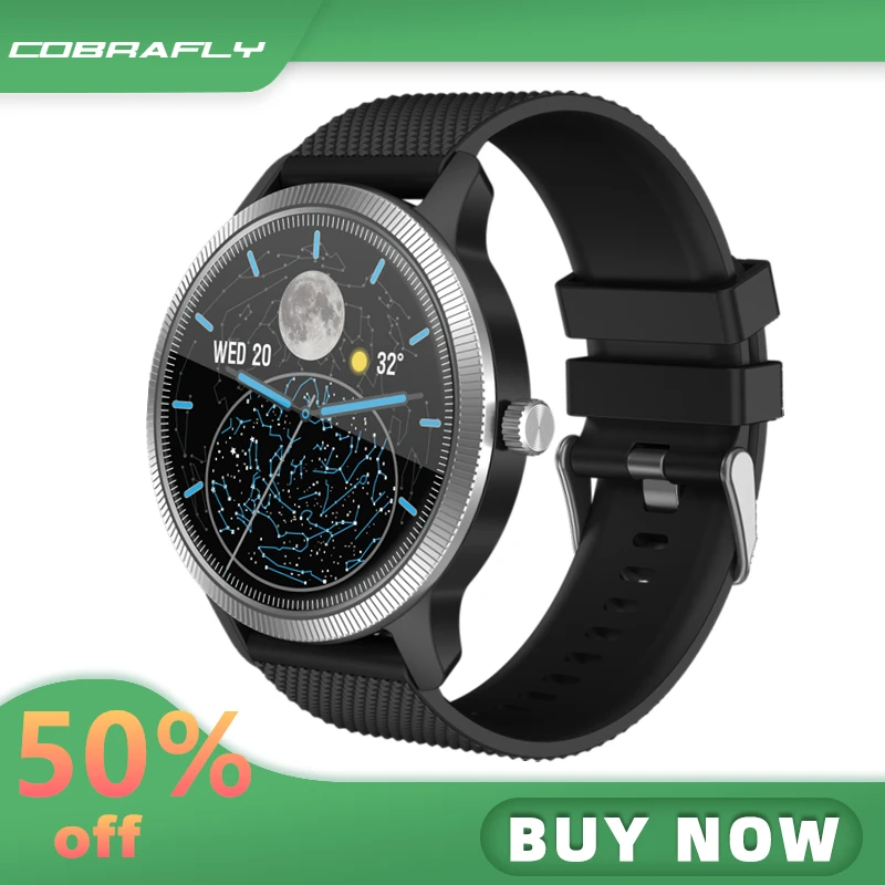 Cobrafly Smartwatch Smart Watch Women 1.32 inch Screen 350mAh Battery Men's Watches Heart Rate Monitor DIY Face Fitness Tracker
Cobrafly Smartwatch Smart Watch Women 1.32 inch Screen 350mAh Battery Men's Watches Heart Rate Monitor DIY Face Fitness Tracker