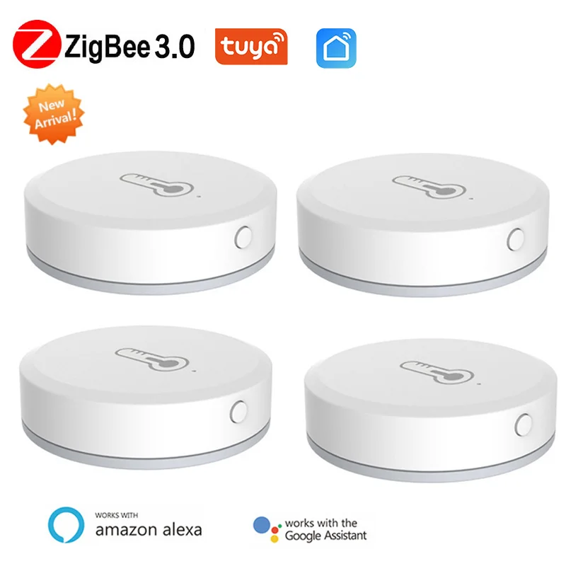 Смарт-датчик температуры и влажности Tuya ZigBee со встроенным аккумулятором, приложение Smart Life, автоматизация строительства, ЖК-дисплей
Смарт-датчик температуры и влажности Tuya ZigBee со встроенным аккумулятором, приложение Smart Life, автоматизация строительства, ЖК-дисплей