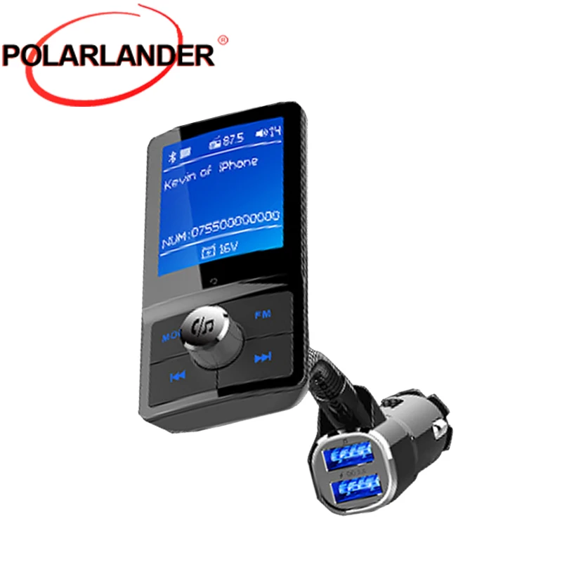 Автомобильный MP3-плеер QC3.0 Bluetooth 4 2 быстрая зарядка два USB универсальная поддержка