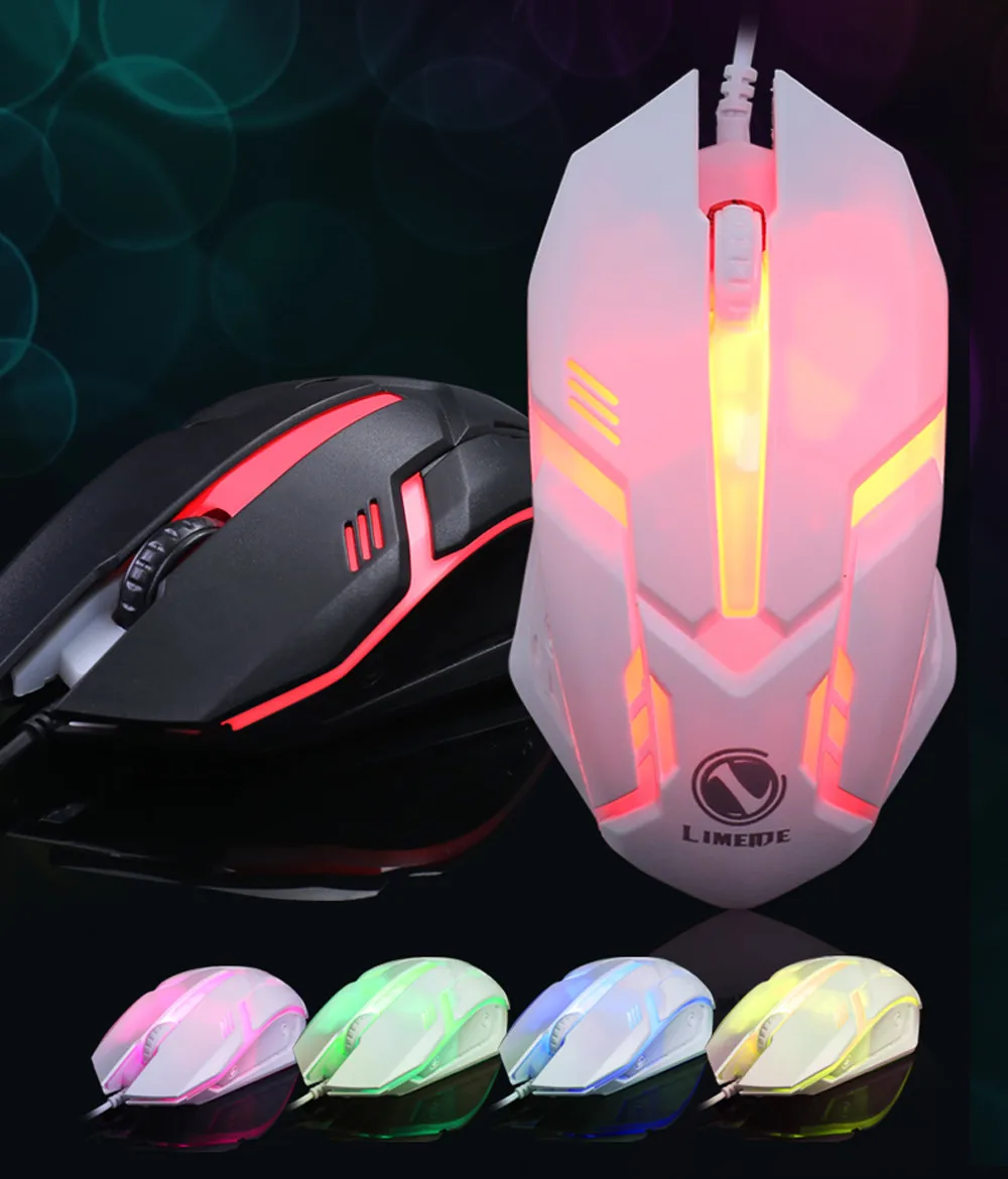 T11 Красочный светодиодный подсвеченный USB проводной ПК Радужный Игровой