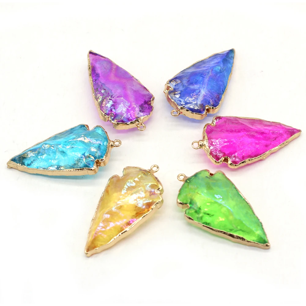Fashion Triangle Pendant High-Quality Natural Stone Crystal Pendant for Charms Jewelry Making DIY Necklace Earrings Accessories
Fashion Triangle Pendant High-Quality Natural Stone Crystal Pendant for Charms Jewelry Making DIY Necklace Earrings Accessories