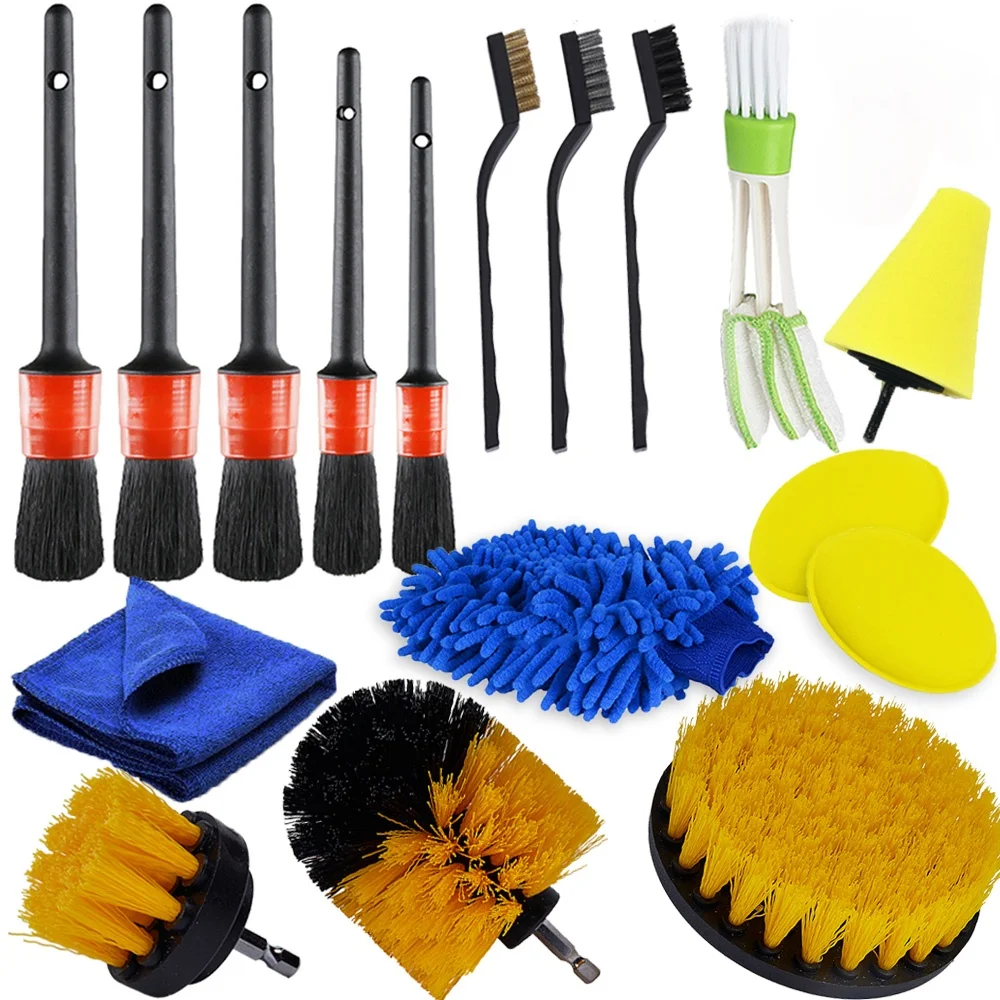 Car Cleaning Brushes Power Scrubber Drill Brush for Car Leather Air Vents Rim Cleaning Dirt Dust Clean Tools Car Accessories
Car Cleaning Brushes Power Scrubber Drill Brush for Car Leather Air Vents Rim Cleaning Dirt Dust Clean Tools Car Accessories
