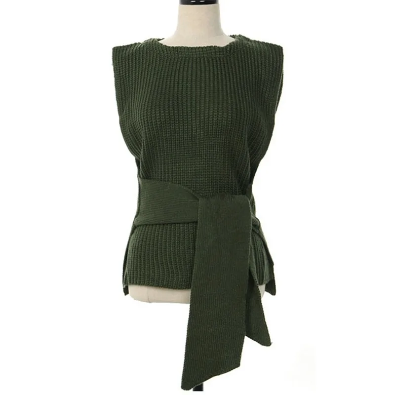 Mazefeng 2020 New Autumn Winter Women Sweaters Sashes Lace Up Ladies Sleeveless Split Vest Minimalist Knitting Elegant Tops
Mazefeng 2020 New Autumn Winter Women Sweaters Sashes Lace Up Ladies Sleeveless Split Vest Minimalist Knitting Elegant Tops