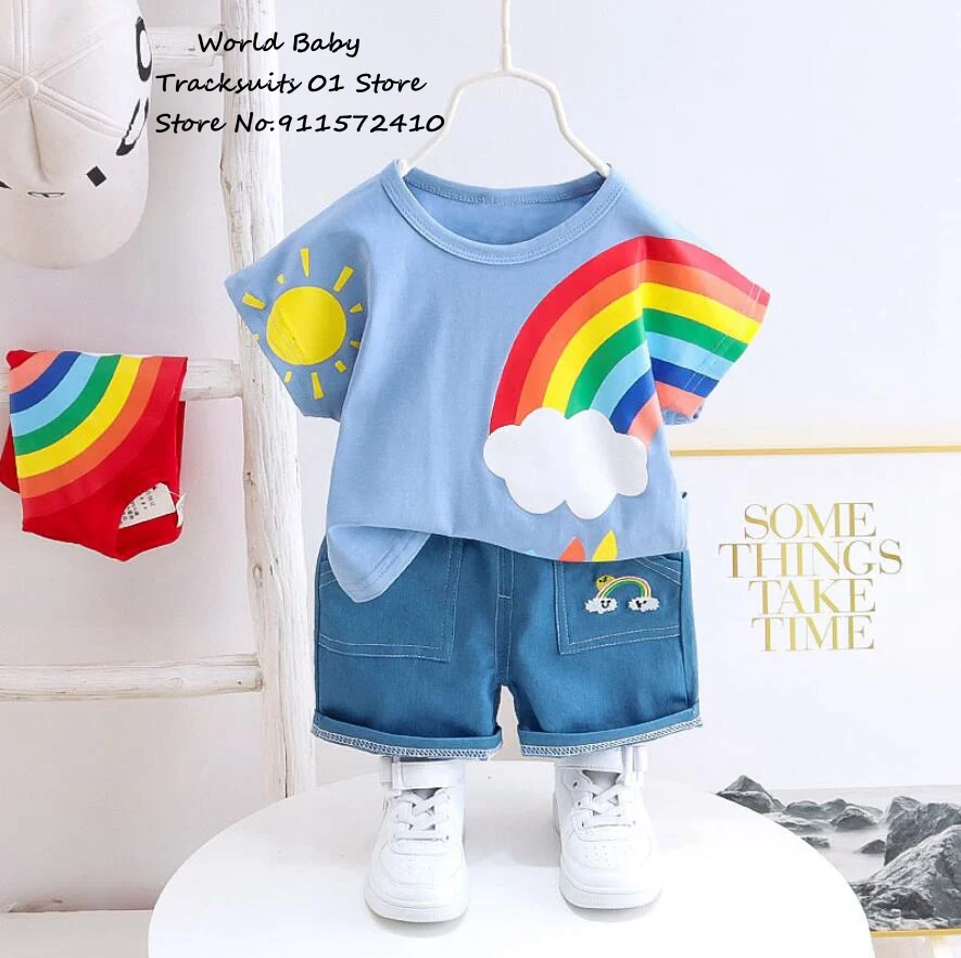 2021 Fashion Baby Boy Clothes for Girls Boys Clothing Sets Summer Short-Sleeved Suit 2PCS/Set Children Cotton Tracksuits
2021 Fashion Baby Boy Clothes for Girls Boys Clothing Sets Summer Short-Sleeved Suit 2PCS/Set Children Cotton Tracksuits