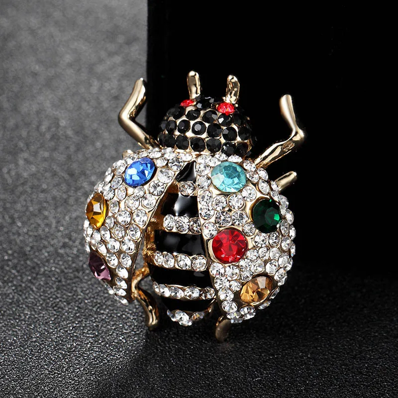 Donia jewelry Cute Color Rhinestone Brooch Lady Jewelry Fashion Cartoon Beetle Scarf Accessories Lady Bag Jewelry
Donia jewelry Cute Color Rhinestone Brooch Lady Jewelry Fashion Cartoon Beetle Scarf Accessories Lady Bag Jewelry