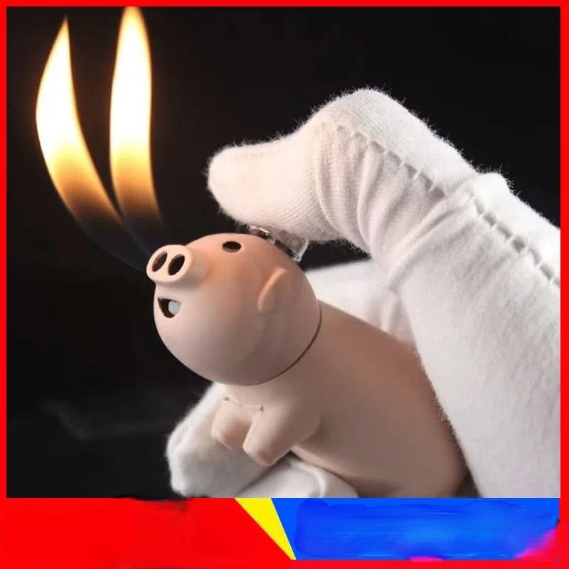 Creativity Piglet Double Fire Lighter Snot Pig Inflatable Lighter Smoking Accessories for Weed Cute for Girls Lighters Bulk
Creativity Piglet Double Fire Lighter Snot Pig Inflatable Lighter Smoking Accessories for Weed Cute for Girls Lighters Bulk