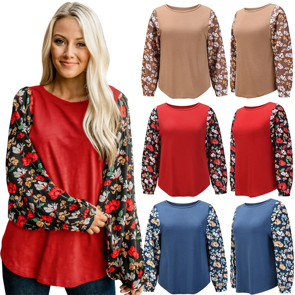 New Spring Autumn Floral Long Sleeve T-Shirt Female Fashion O-Neck Woman T-shirts Knitted Tops Casual Oversized Ropa Mujer
New Spring Autumn Floral Long Sleeve T-Shirt Female Fashion O-Neck Woman T-shirts Knitted Tops Casual Oversized Ropa Mujer