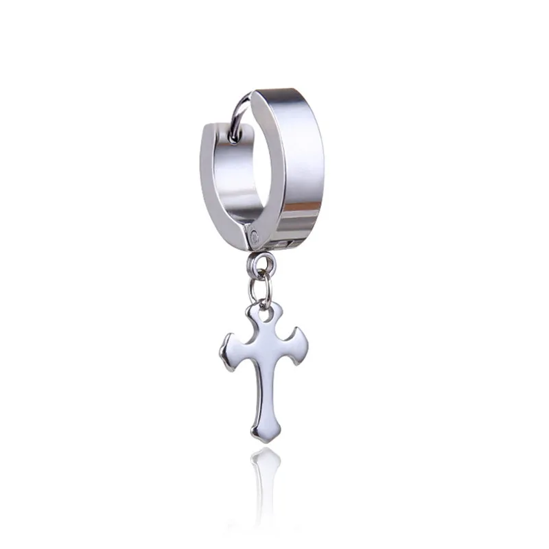 Women and Men Stainless Steel Ear Studs Earrings Ear Ring Jewelry Decoration 2021 Winter Black Tassels Cross Unisex for kpop
Women and Men Stainless Steel Ear Studs Earrings Ear Ring Jewelry Decoration 2021 Winter Black Tassels Cross Unisex for kpop