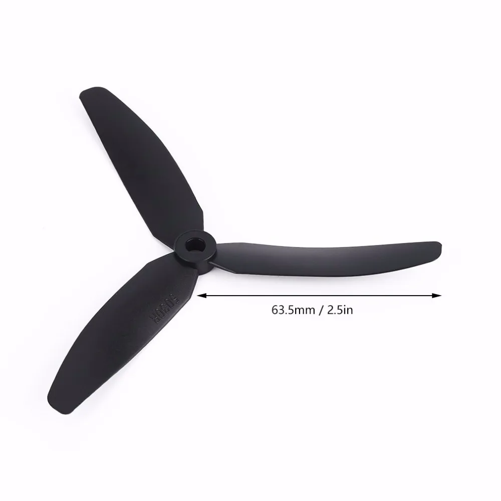 1 Pair 5030 3-Blade Propeller Prop CW/CCW Plastic Propeller Blade Propel for RC Aircraft Quadcopter Part New arrival
1 Pair 5030 3-Blade Propeller Prop CW/CCW Plastic Propeller Blade Propel for RC Aircraft Quadcopter Part New arrival