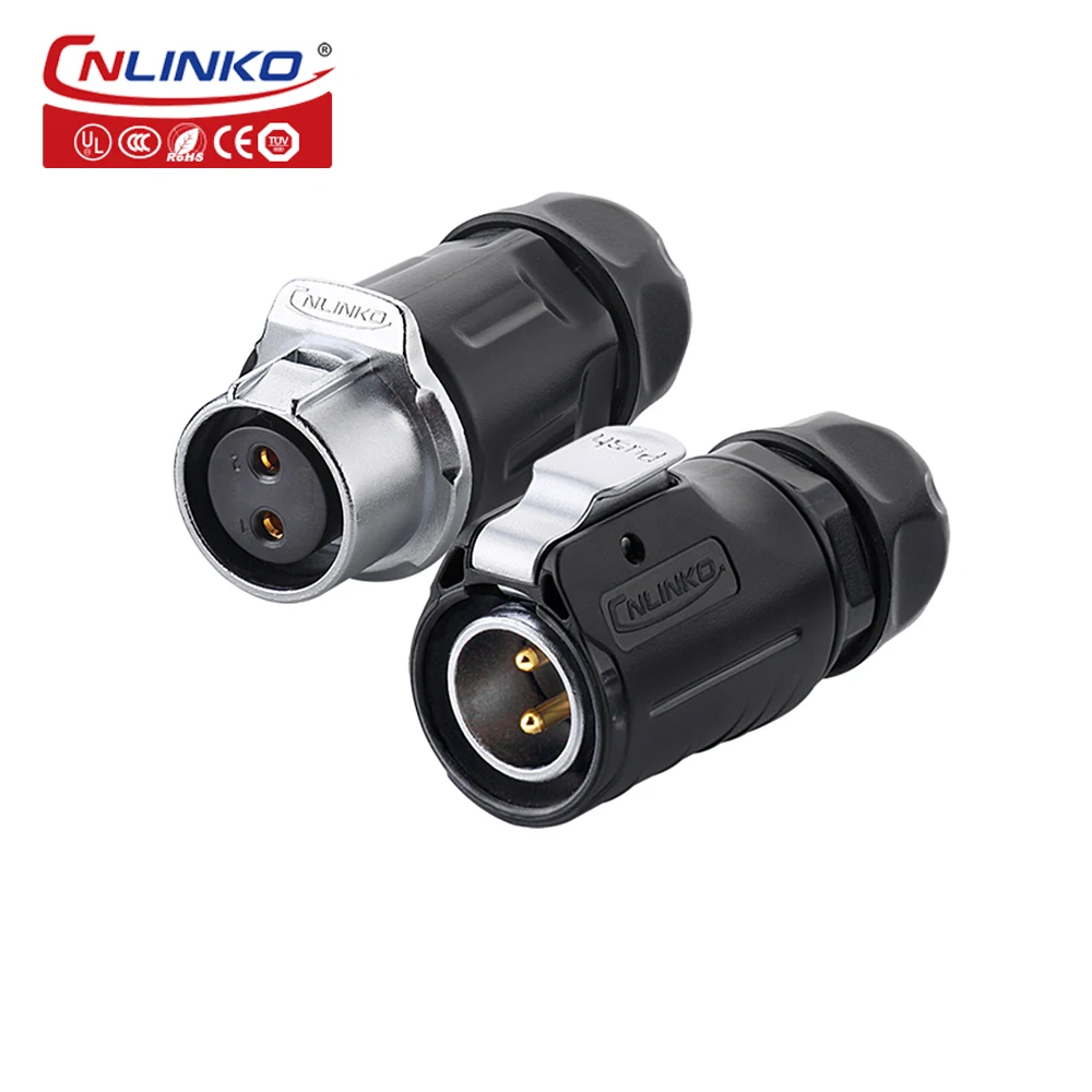 Cnlinko IP67 AC DC разъем 2-контактный разъем быстрое подключение штекер Женский проводка 20A разъем панели питания для солнечного освещения
Cnlinko IP67 AC DC разъем 2-контактный разъем быстрое подключение штекер Женский проводка 20A разъем панели питания для солнечного освещения