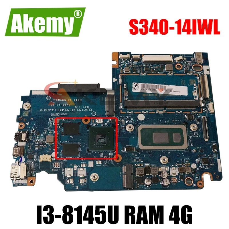 For Lenovo Flex-15iwl S340-14IWL S340-15IWL laptop motherboard LA-H101P with CPU I3-8145U RAM 4G GPU MX110 2G 100% test work
For Lenovo Flex-15iwl S340-14IWL S340-15IWL laptop motherboard LA-H101P with CPU I3-8145U RAM 4G GPU MX110 2G 100% test work
