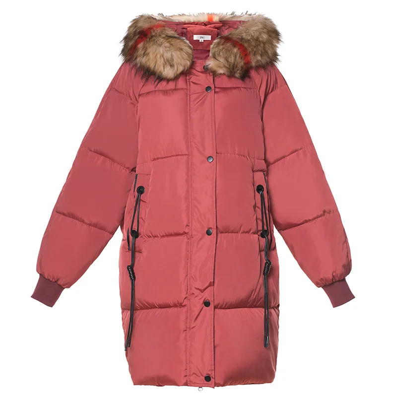 Womens Winter Long Coat Female Large Fur Collar Hooded Jackets Fashion Loose Slim Padded Warm Thicken Parkas
Womens Winter Long Coat Female Large Fur Collar Hooded Jackets Fashion Loose Slim Padded Warm Thicken Parkas