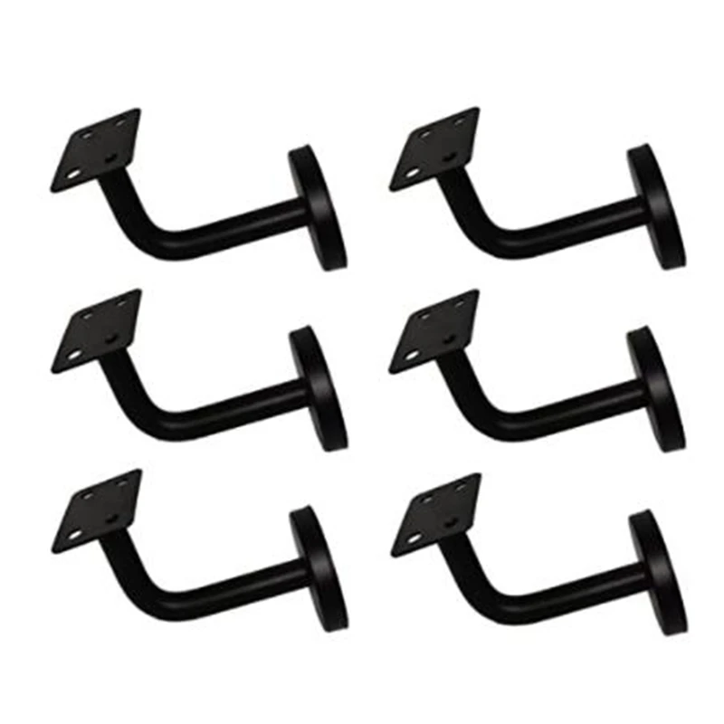 6 Pcs Stainless Steel Stair Handrail Bracket, Heavy Duty Stair Rail Support, Railing Brackets for Flat Rails 
6 Pcs Stainless Steel Stair Handrail Bracket, Heavy Duty Stair Rail Support, Railing Brackets for Flat Rails