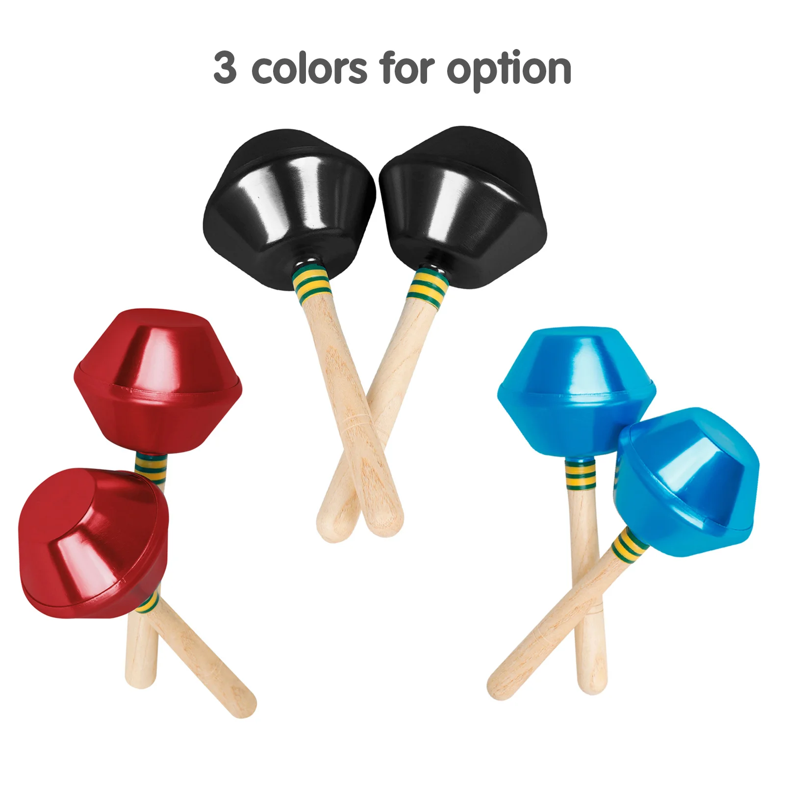 Pair of Maracas Shakers Rattles Percussion Musical Instrument with Aluminium Hammer Head & Wooden Handle Music Enlightment Party
Pair of Maracas Shakers Rattles Percussion Musical Instrument with Aluminium Hammer Head & Wooden Handle Music Enlightment Party