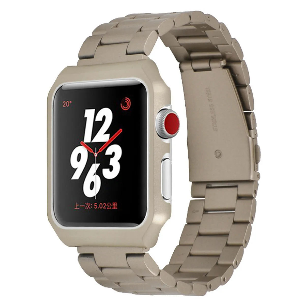 Suitable for Apple 1/2/3 generation stainless steel watch with three strains plus watch frame Apple watch strap steel strap
Suitable for Apple 1/2/3 generation stainless steel watch with three strains plus watch frame Apple watch strap steel strap