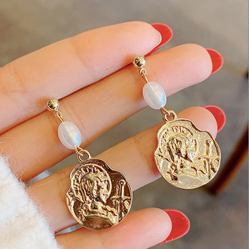 Fashion Jewelry 2021 Trend Unusual Stainless Stud Hoop Earrings For Women Aesthetic Piercing Korean Vintage Pearl Geometry Big
Fashion Jewelry 2021 Trend Unusual Stainless Stud Hoop Earrings For Women Aesthetic Piercing Korean Vintage Pearl Geometry Big
