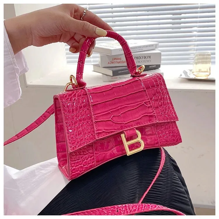 Designer Luxury Soft Top-Handle Tote Women Alligator Leather Hourglass Handbag Girl Shoulder Messenger Bags Female
Designer Luxury Soft Top-Handle Tote Women Alligator Leather Hourglass Handbag Girl Shoulder Messenger Bags Female