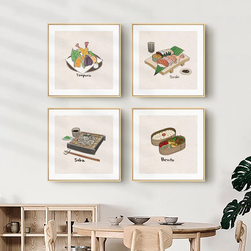 Japanese Style Kitchen Restaurant Abstract Delicious Food Noodles Canvas Painting Art Wall Picture Poster Living Room Decoration
Japanese Style Kitchen Restaurant Abstract Delicious Food Noodles Canvas Painting Art Wall Picture Poster Living Room Decoration